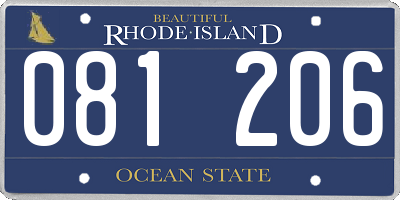 RI license plate 081206