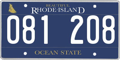 RI license plate 081208