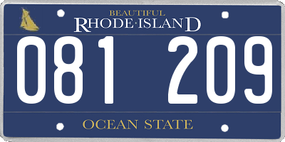 RI license plate 081209