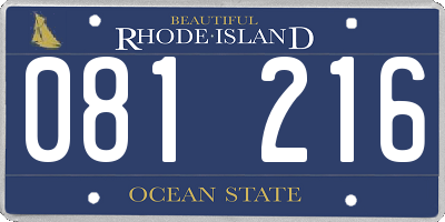 RI license plate 081216