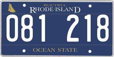 RI license plate 081218