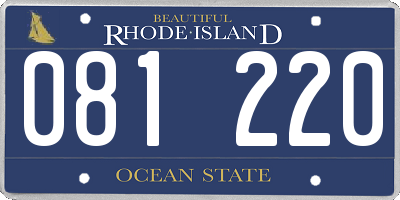 RI license plate 081220
