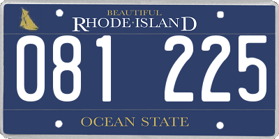 RI license plate 081225