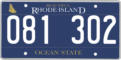 RI license plate 081302