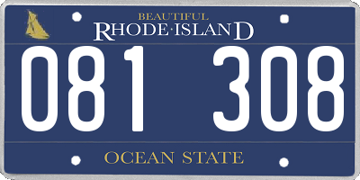 RI license plate 081308