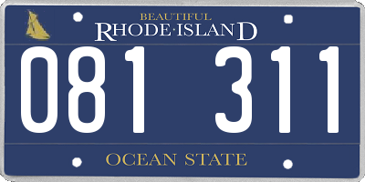 RI license plate 081311