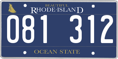 RI license plate 081312