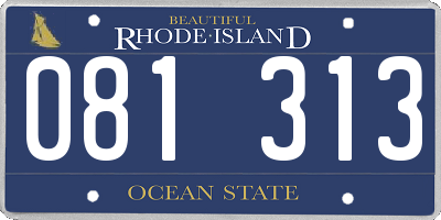 RI license plate 081313