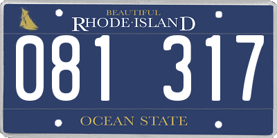 RI license plate 081317