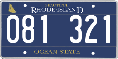 RI license plate 081321