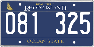 RI license plate 081325