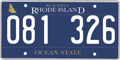 RI license plate 081326