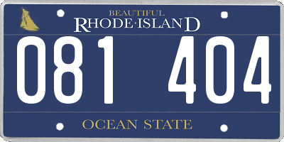 RI license plate 081404