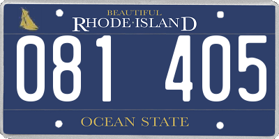 RI license plate 081405