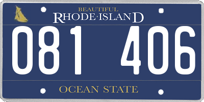 RI license plate 081406