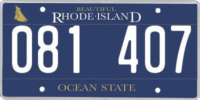 RI license plate 081407