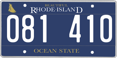 RI license plate 081410