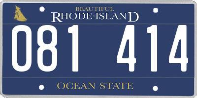 RI license plate 081414