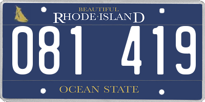 RI license plate 081419