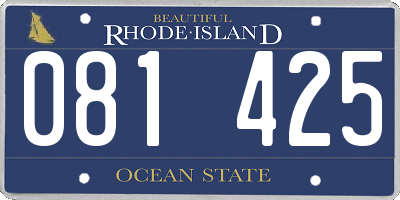 RI license plate 081425
