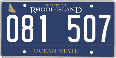 RI license plate 081507