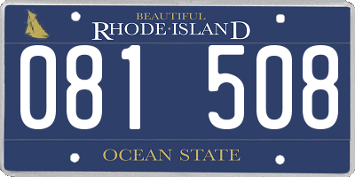 RI license plate 081508