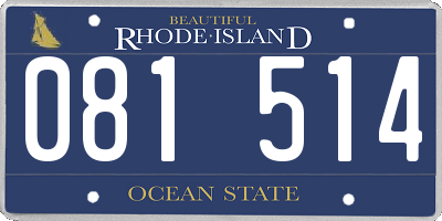 RI license plate 081514