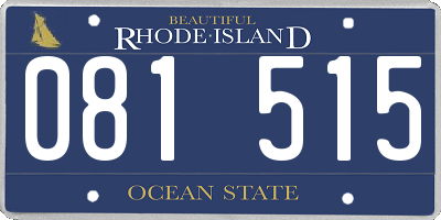 RI license plate 081515
