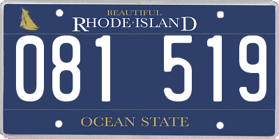 RI license plate 081519