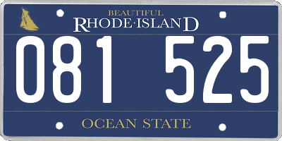 RI license plate 081525