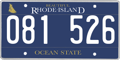 RI license plate 081526