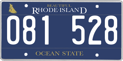 RI license plate 081528