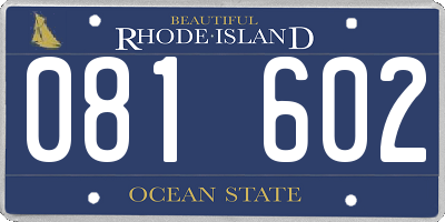 RI license plate 081602