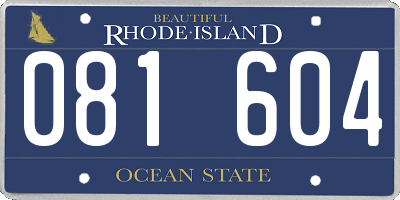 RI license plate 081604