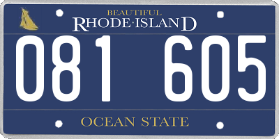 RI license plate 081605