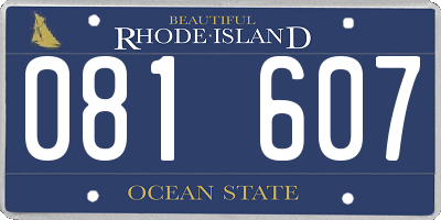 RI license plate 081607