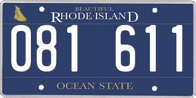 RI license plate 081611