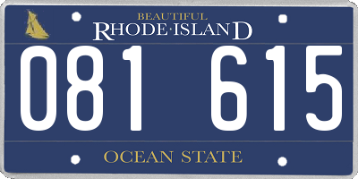 RI license plate 081615