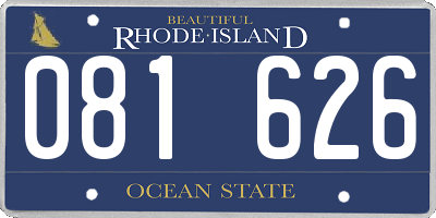 RI license plate 081626