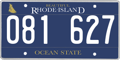 RI license plate 081627