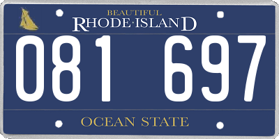 RI license plate 081697