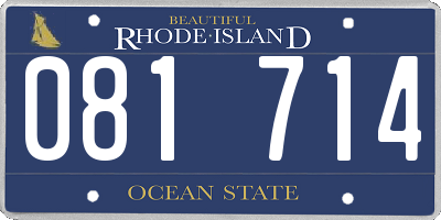 RI license plate 081714