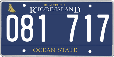 RI license plate 081717