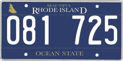 RI license plate 081725