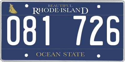 RI license plate 081726