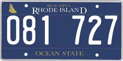 RI license plate 081727