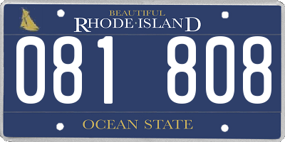 RI license plate 081808