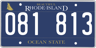 RI license plate 081813