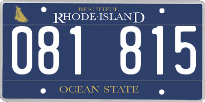 RI license plate 081815