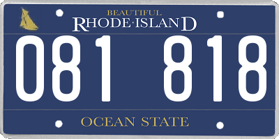 RI license plate 081818
